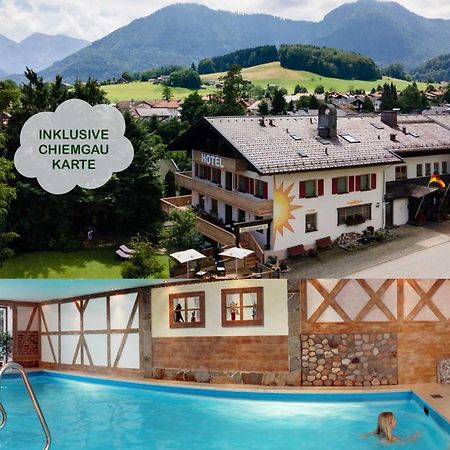 Hotel Alpensonne Ruhpolding Chiemgau Karte Luaran gambar