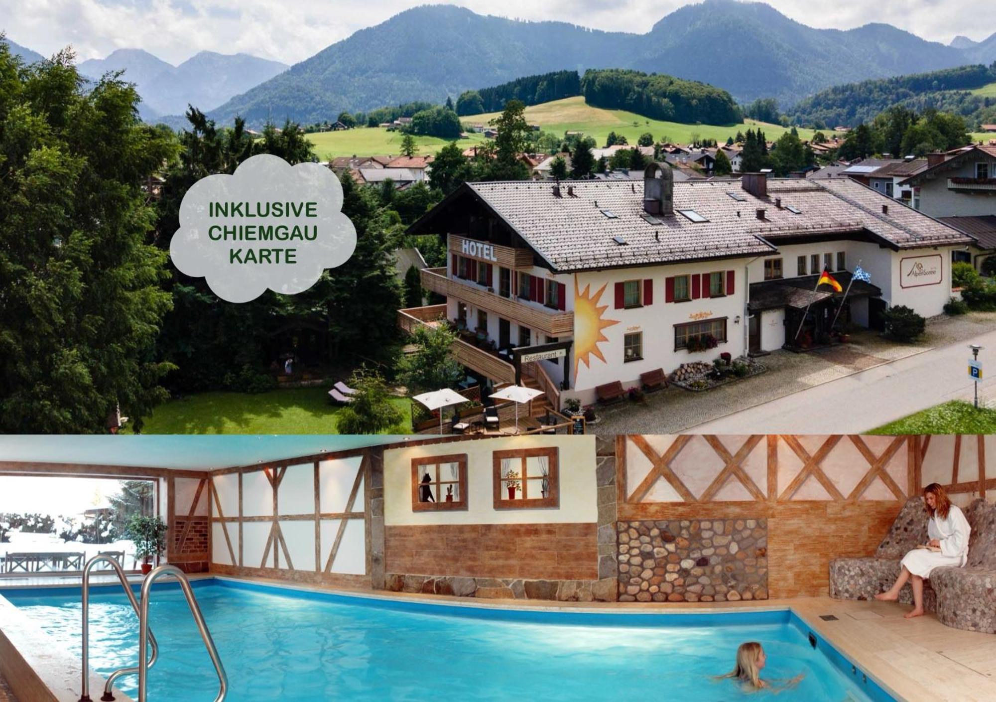 Hotel Alpensonne Ruhpolding Chiemgau Karte Luaran gambar